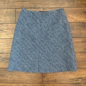 Brooks Brothers Blue Herringbone Skirt